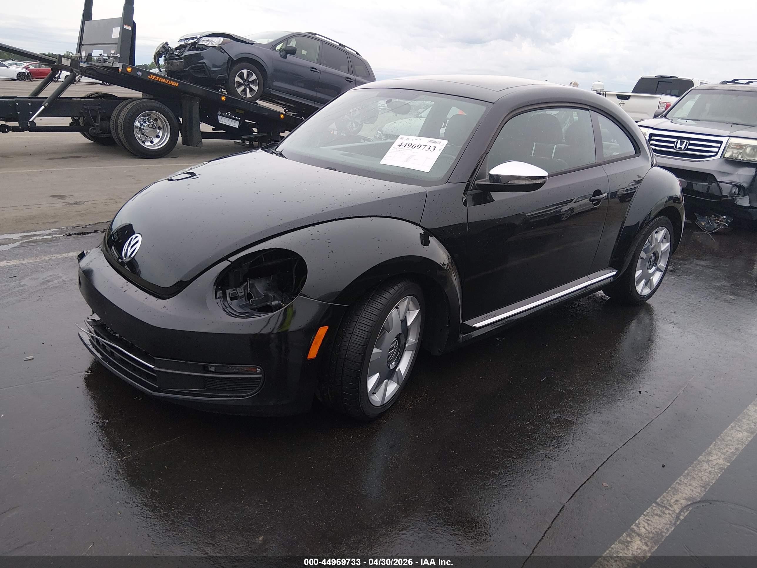 2013 Volkswagen Beetle 2.5l Fender Edition Black vin: 3VWJX7AT0DM679415