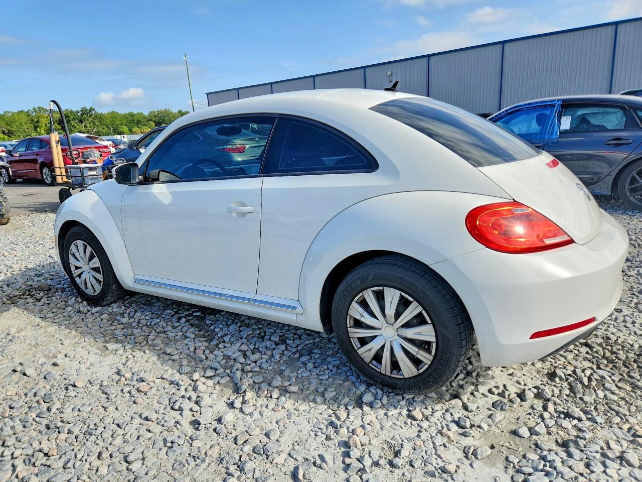 2012 Volkswagen Beetle White vin: 3VWJX7AT1CM648639