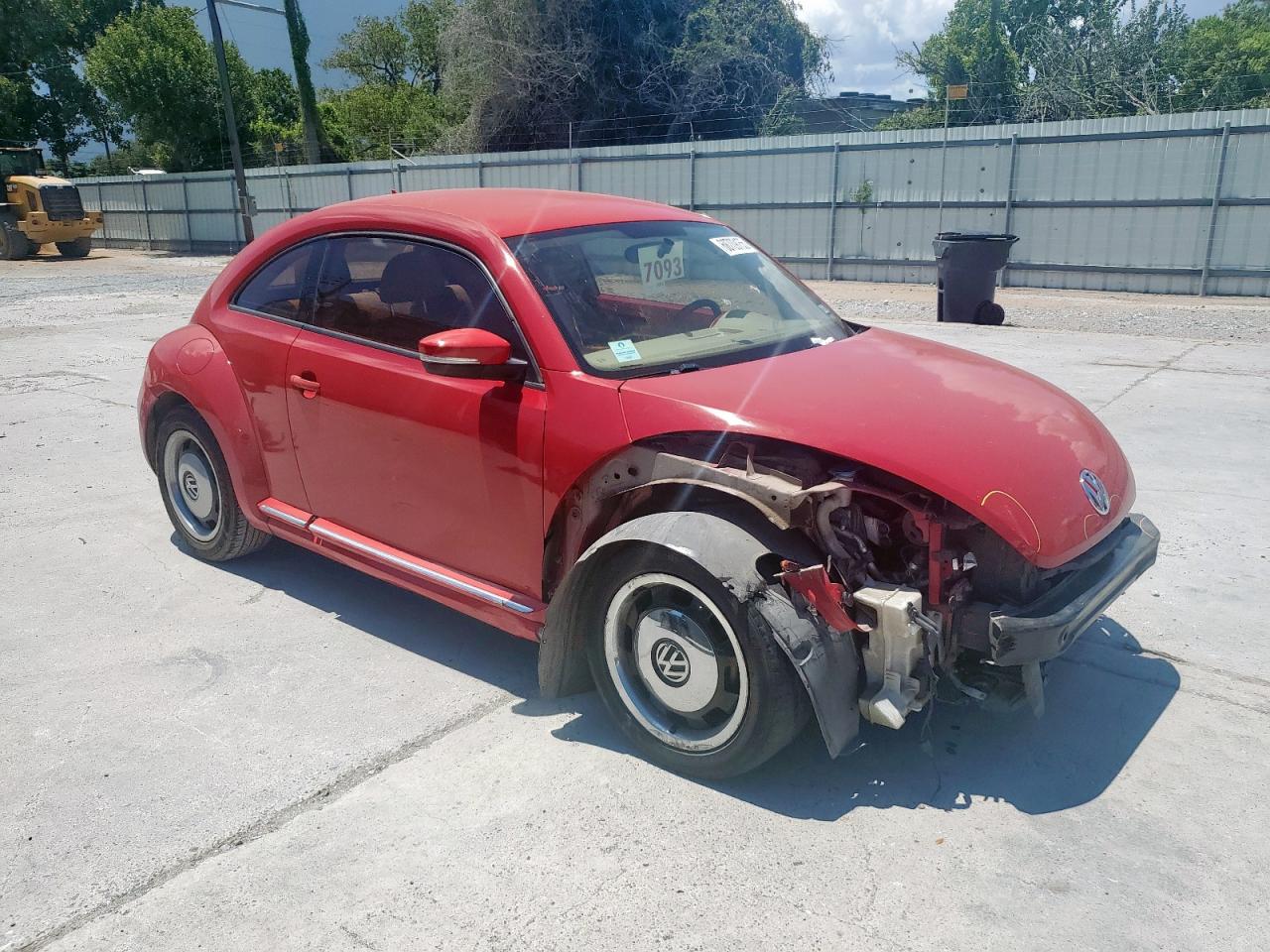 2013 Volkswagen Beetle Red vin: 3VWJX7AT1DM647119