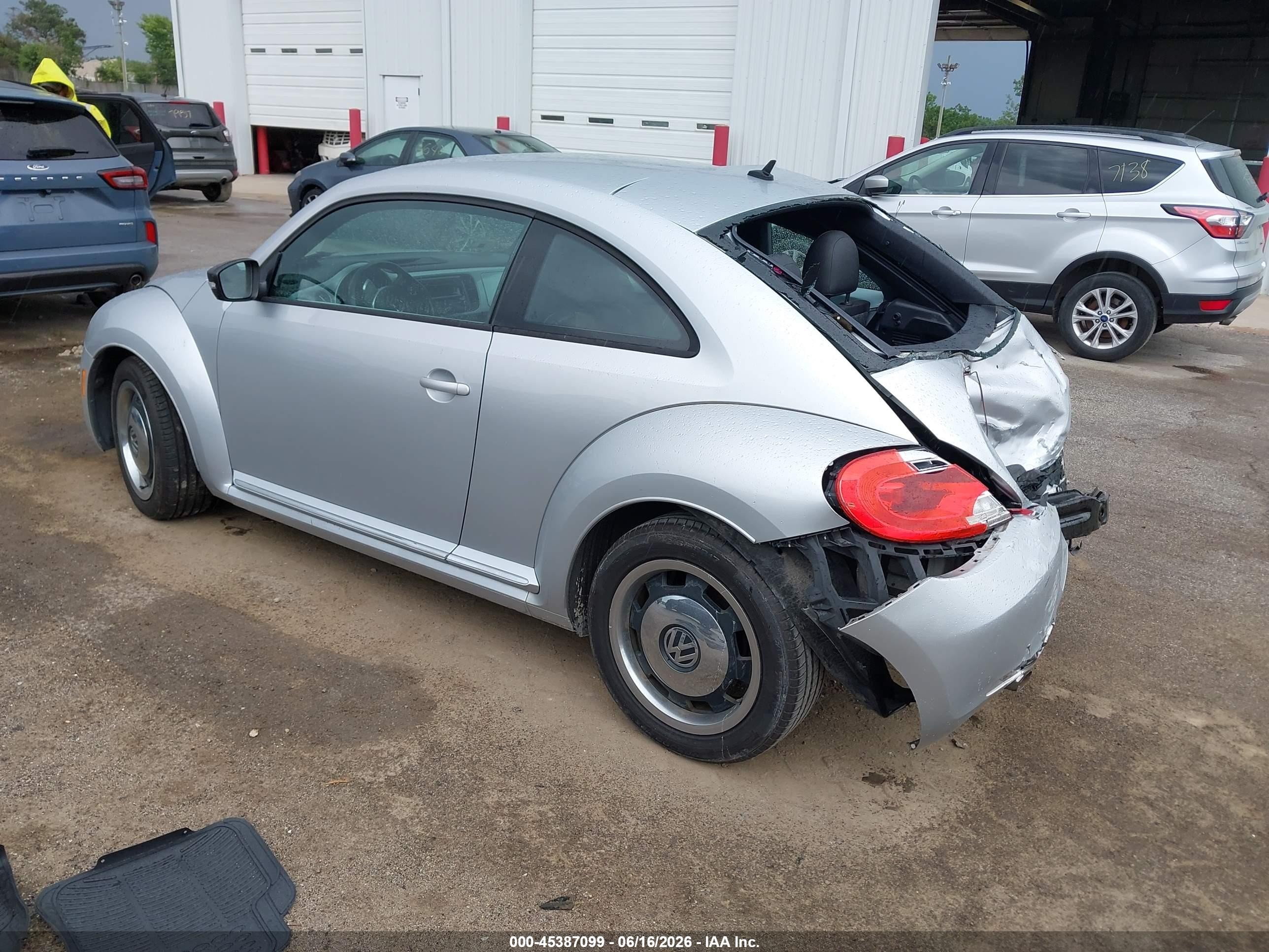 2012 Volkswagen Beetle 2.5l Silver vin: 3VWJX7AT2CM608148