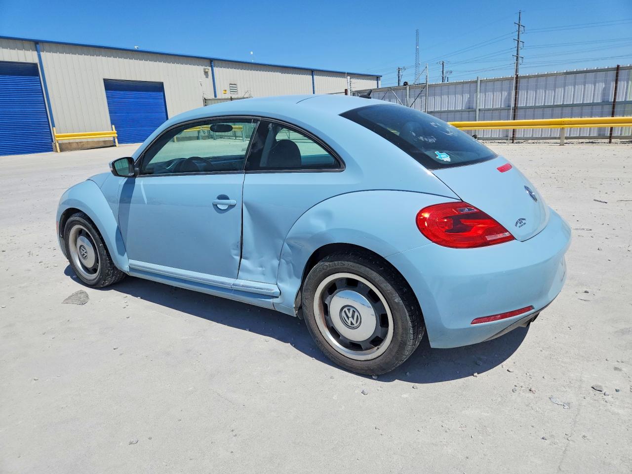 2012 Volkswagen Beetle Blue vin: 3VWJX7AT3CM617179