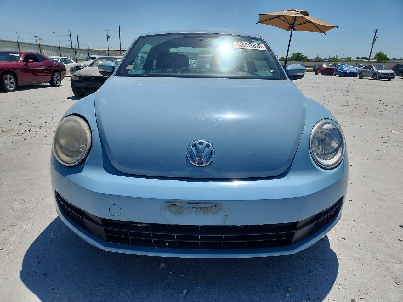 2012 Volkswagen Beetle Blue vin: 3VWJX7AT3CM617179