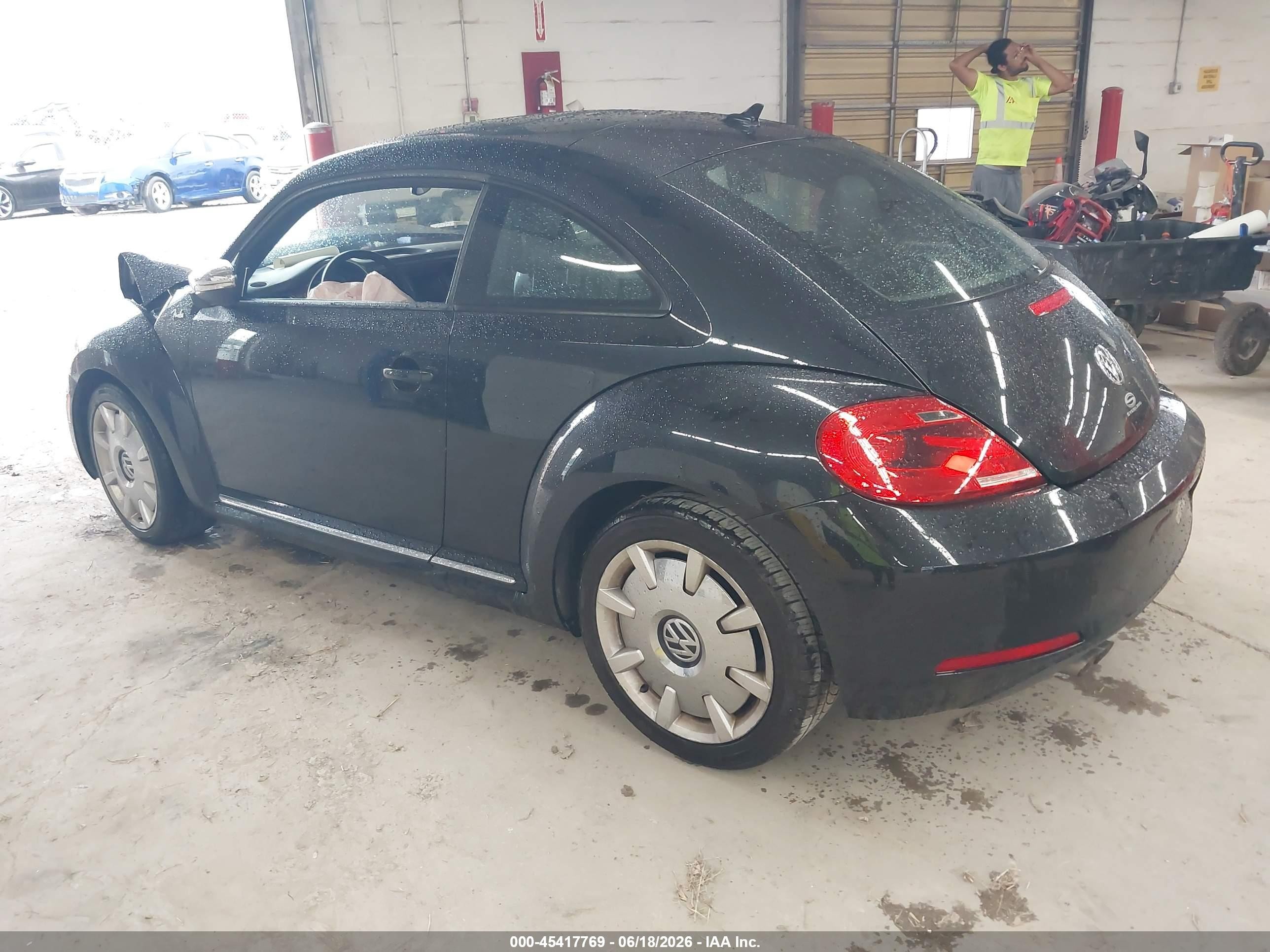 2013 Volkswagen Beetle 2.5l Fender Edition Black vin: 3VWJX7AT3DM654265