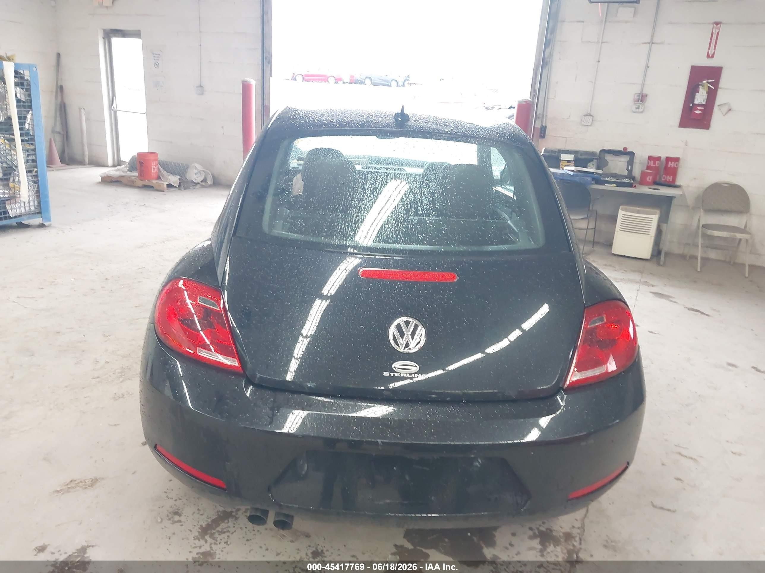 2013 Volkswagen Beetle 2.5l Fender Edition Black vin: 3VWJX7AT3DM654265