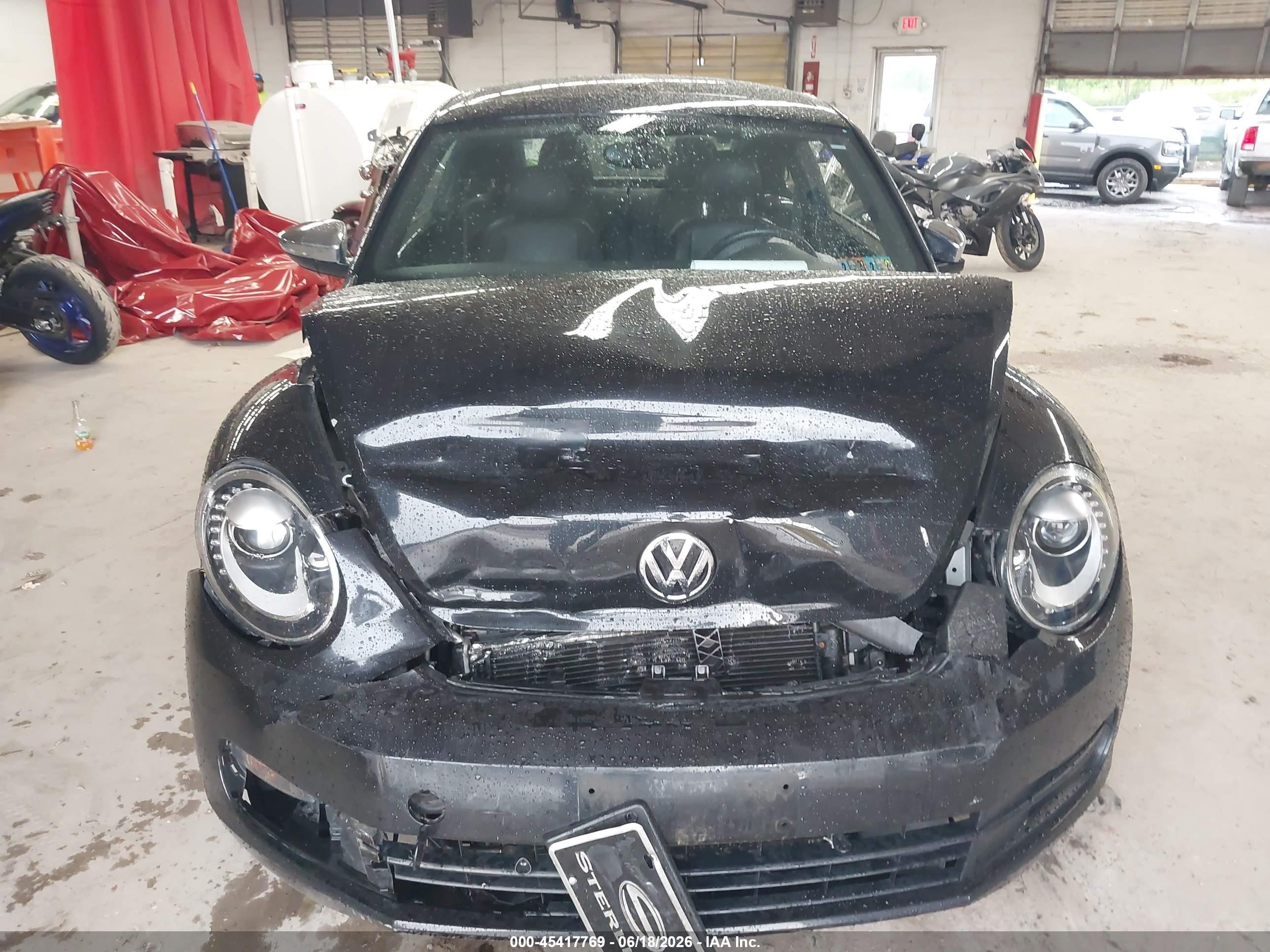 2013 Volkswagen Beetle 2.5l Fender Edition Black vin: 3VWJX7AT3DM654265