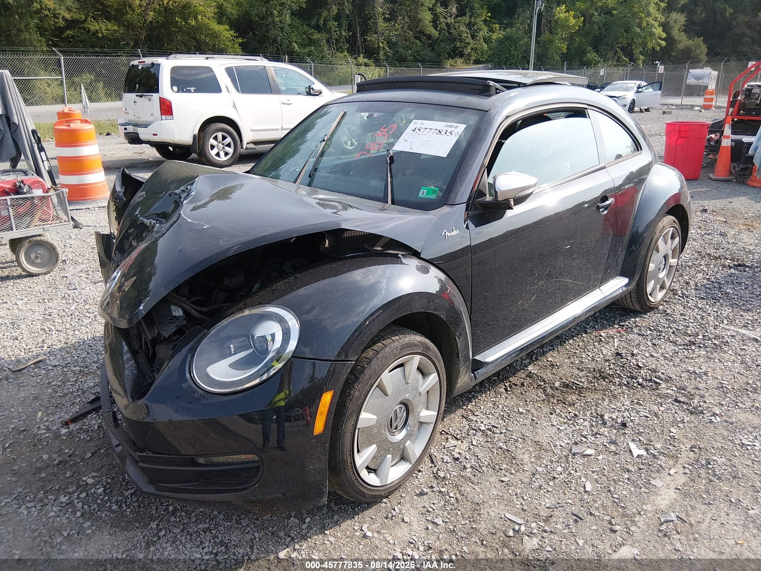 2013 Volkswagen Beetle 2.5l Fender Edition Черный vin: 3VWJX7AT4DM648734