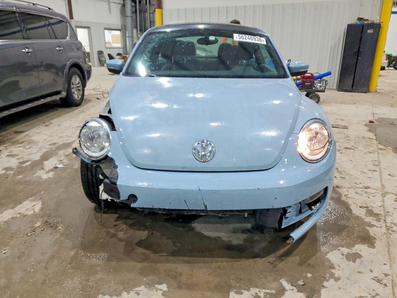 2013 Volkswagen Beetle Blue vin: 3VWJX7AT5DM610316