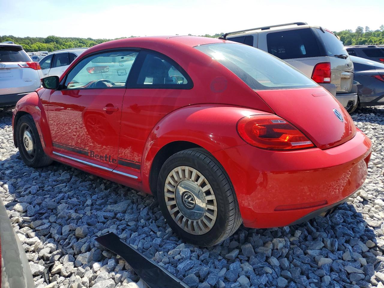 2013 Volkswagen Beetle Red vin: 3VWJX7AT6DM668791