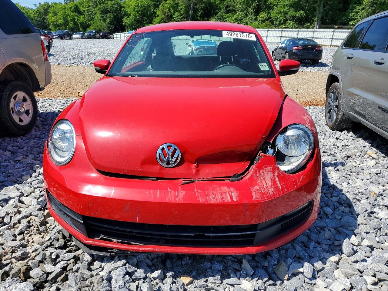 2013 Volkswagen Beetle Red vin: 3VWJX7AT6DM668791