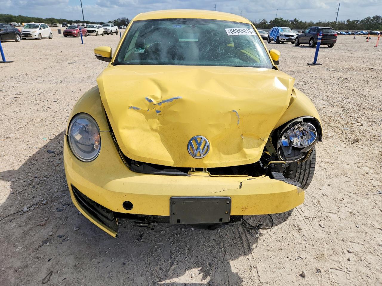 2012 Volkswagen Beetle Yellow vin: 3VWJX7AT7CM609408