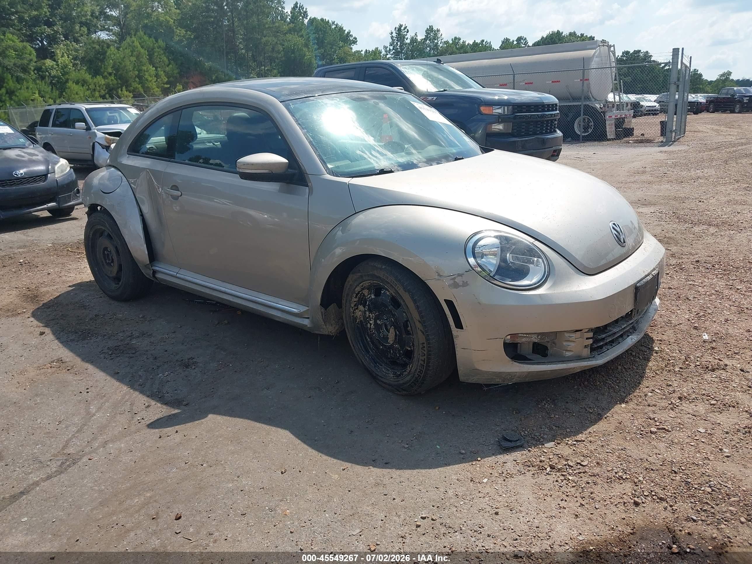 2013 Volkswagen Beetle 2.5l Silver vin: 3VWJX7AT7DM664507