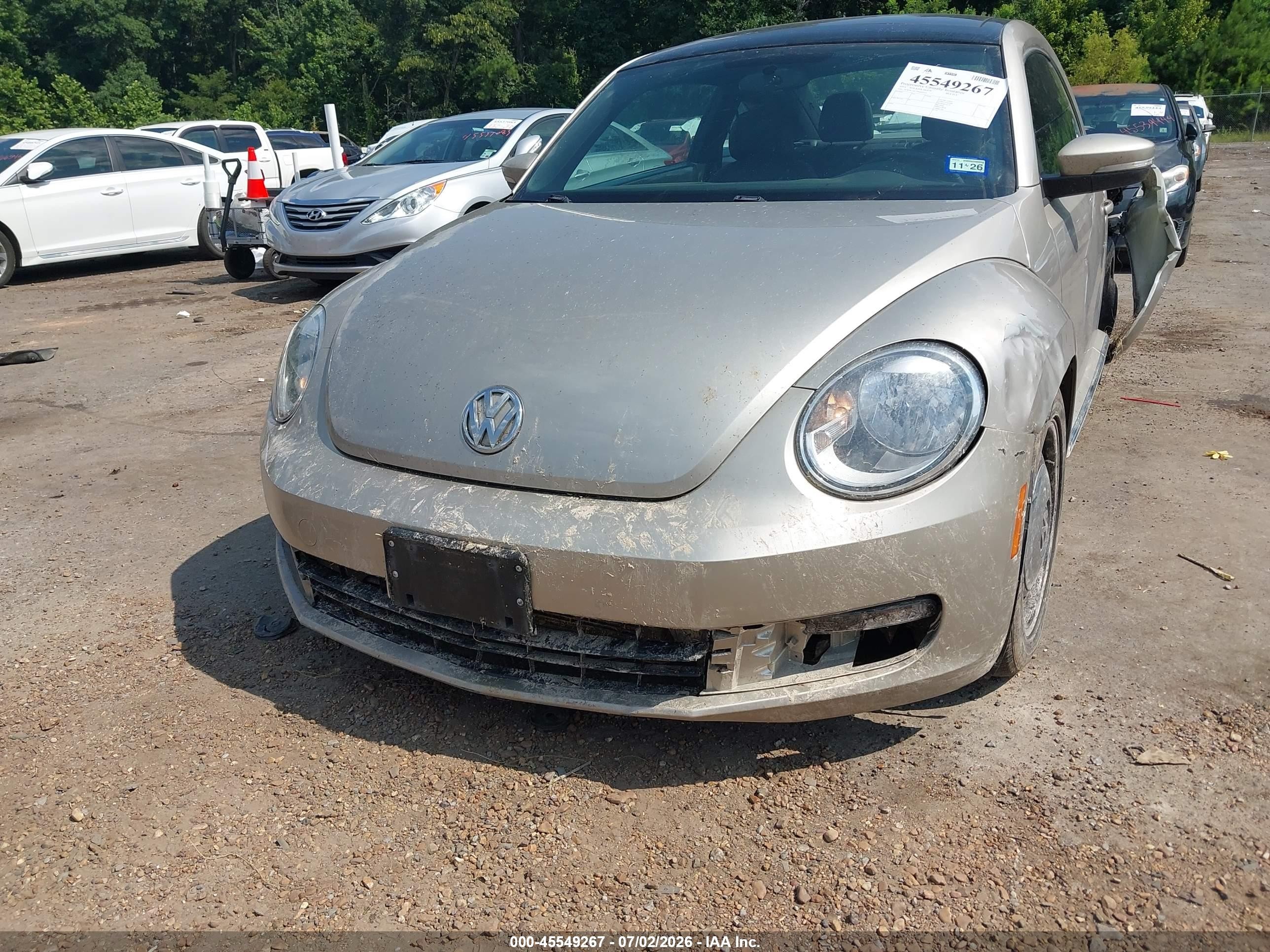 2013 Volkswagen Beetle 2.5l Silver vin: 3VWJX7AT7DM664507