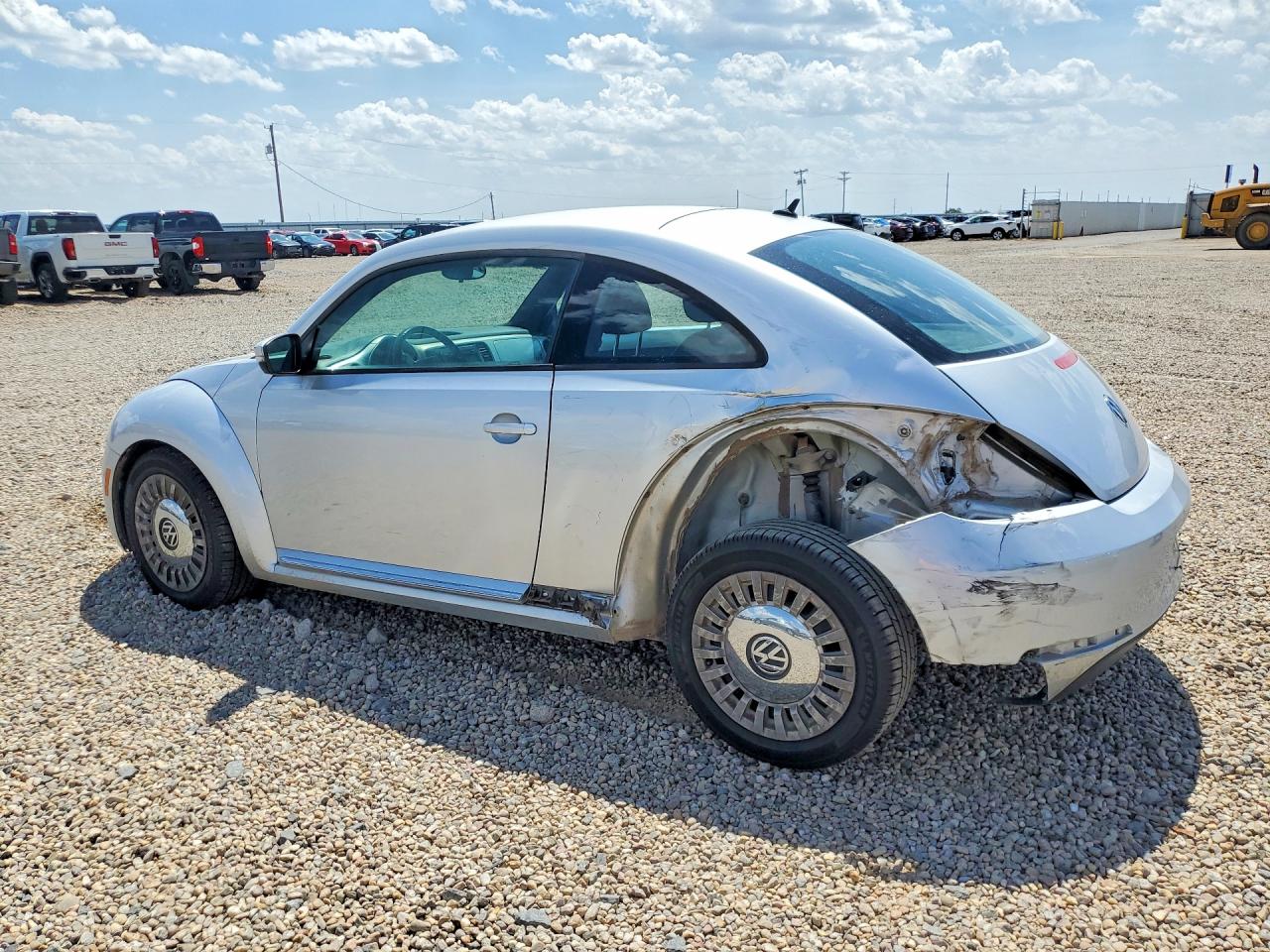 2013 Volkswagen Beetle Silver vin: 3VWJX7AT8DM672776