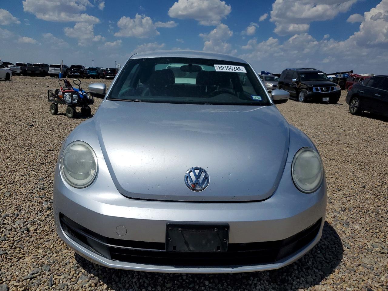 2013 Volkswagen Beetle Silver vin: 3VWJX7AT8DM672776