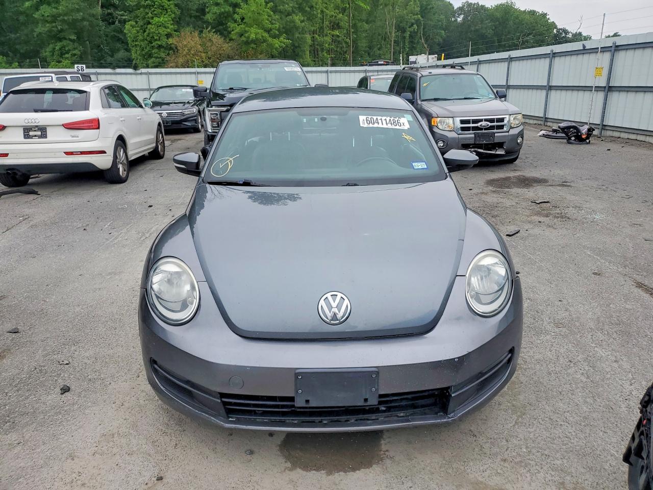 2013 Volkswagen Beetle Gray vin: 3VWJX7AT9DM692647