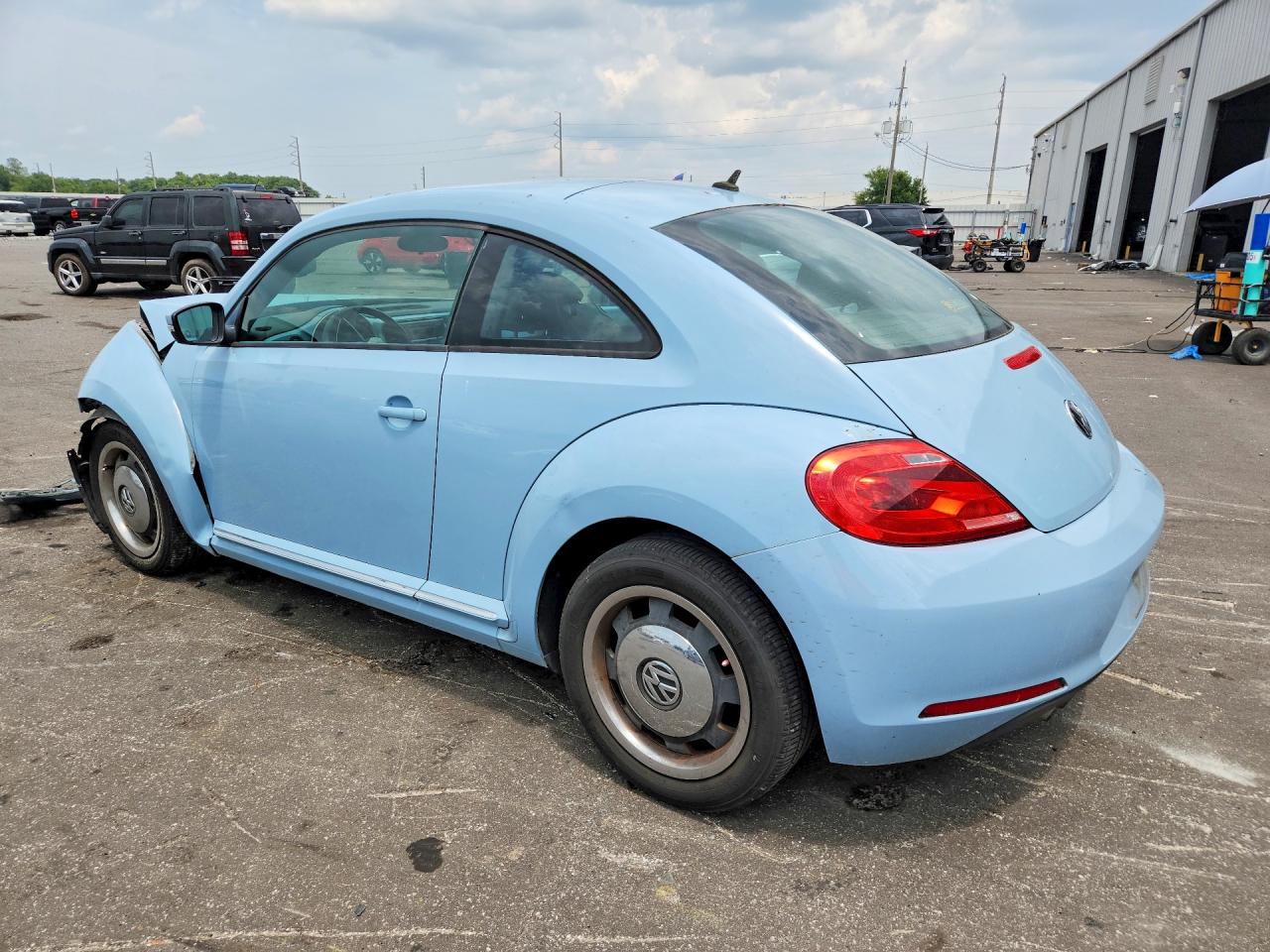 2012 Volkswagen Beetle Blue vin: 3VWJX7ATXCM605739