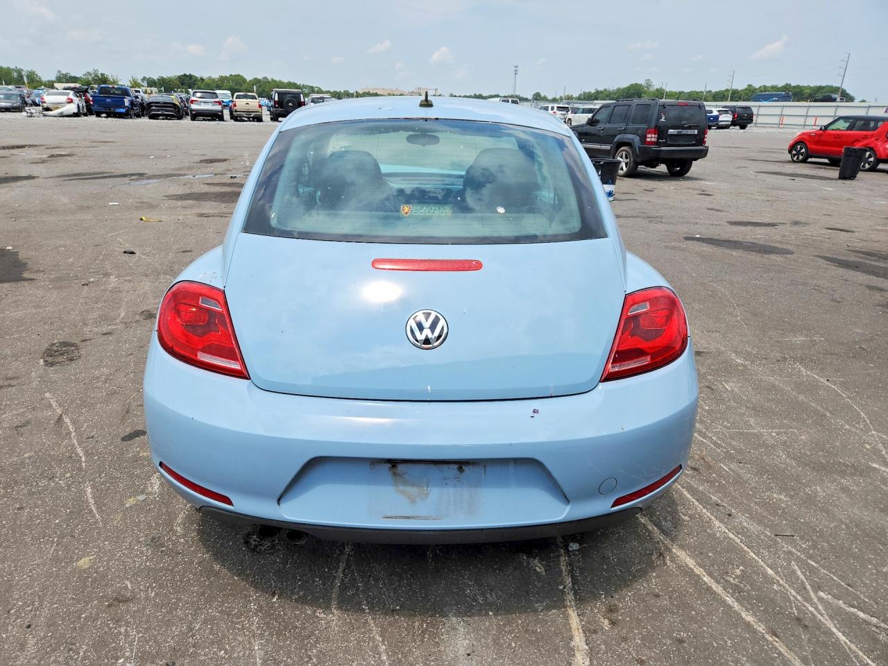 2012 Volkswagen Beetle Blue vin: 3VWJX7ATXCM605739
