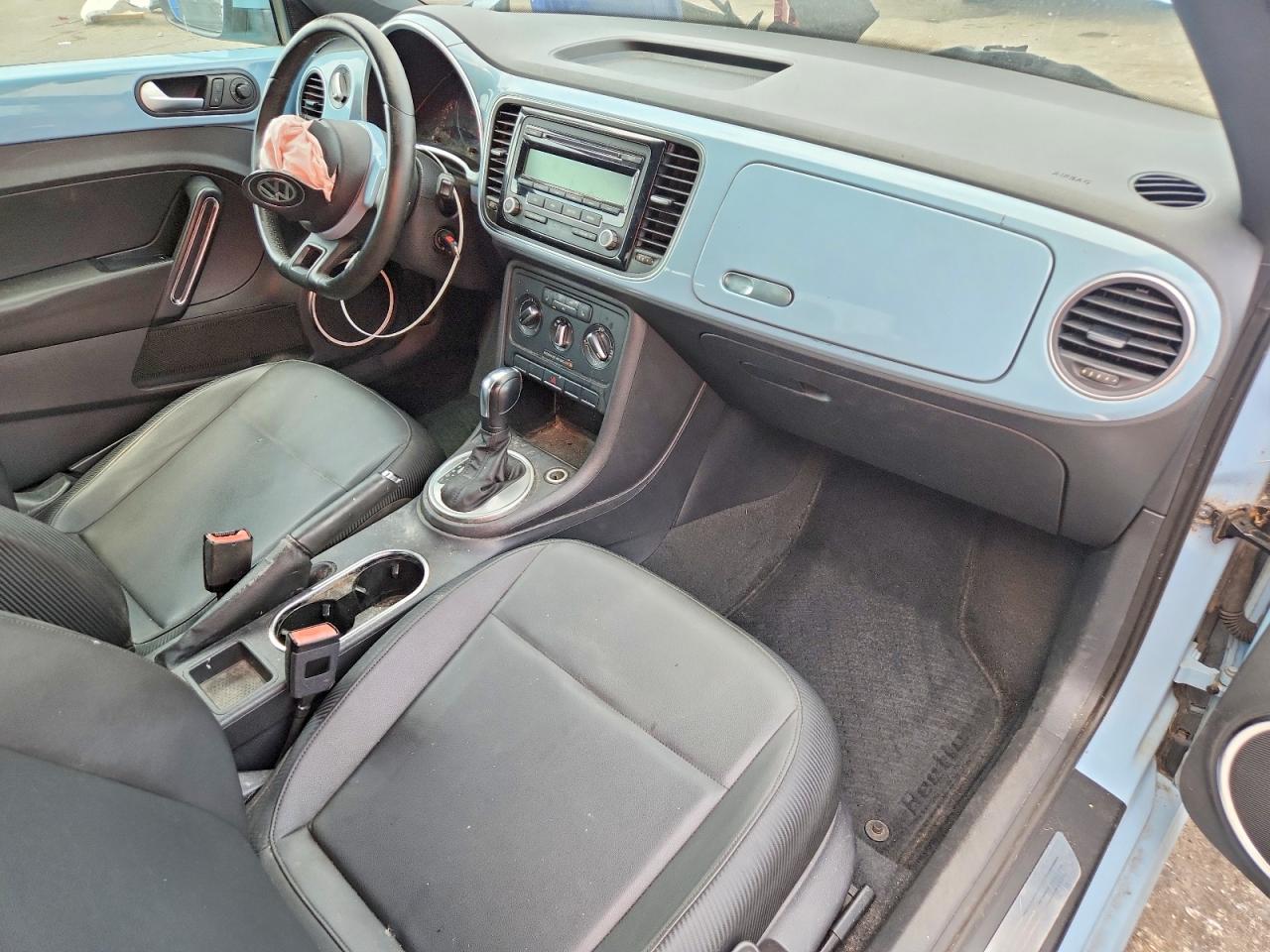 2012 Volkswagen Beetle Blue vin: 3VWJX7ATXCM605739