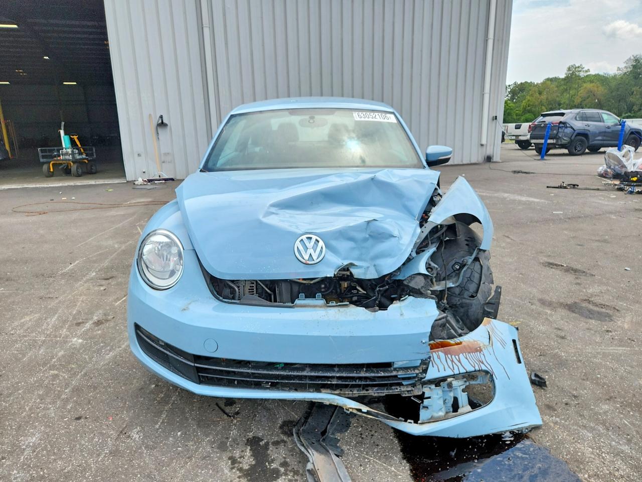 2012 Volkswagen Beetle Blue vin: 3VWJX7ATXCM605739
