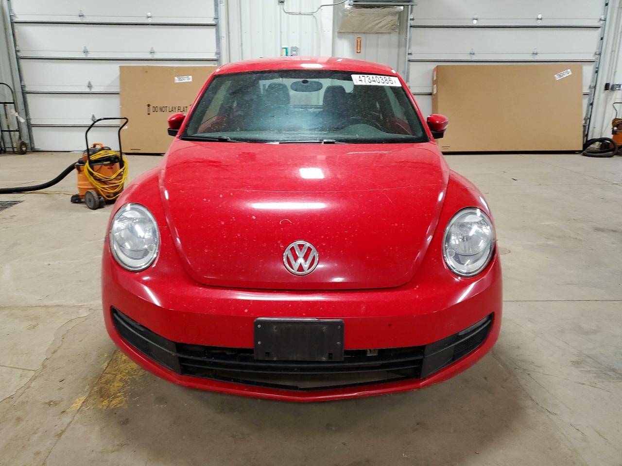 2012 Volkswagen Beetle Red vin: 3VWJX7ATXCM648459