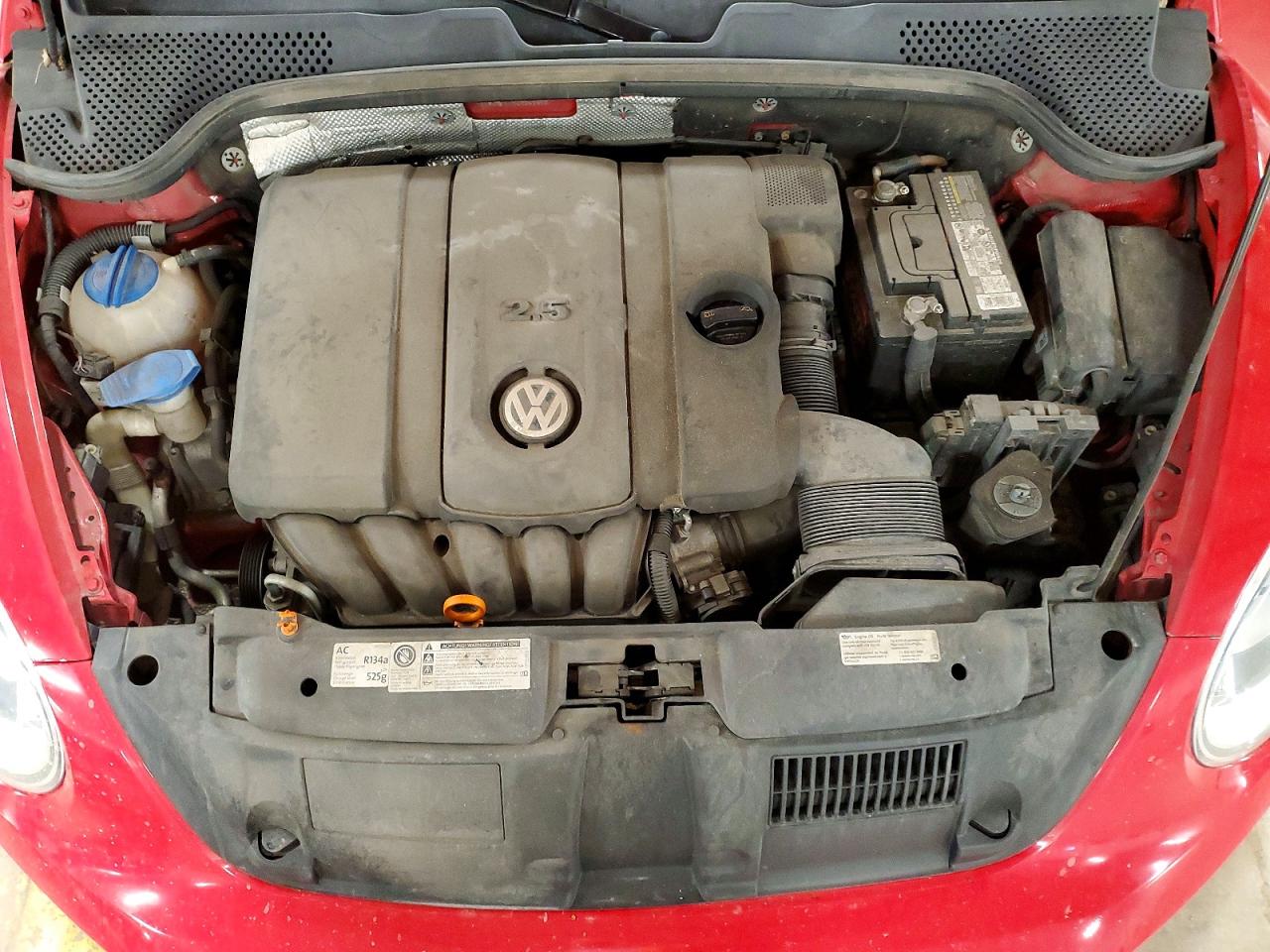 2012 Volkswagen Beetle Red vin: 3VWJX7ATXCM648459