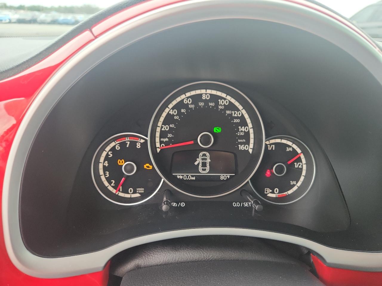 2013 Volkswagen Beetle Red vin: 3VWJX7ATXDM666946