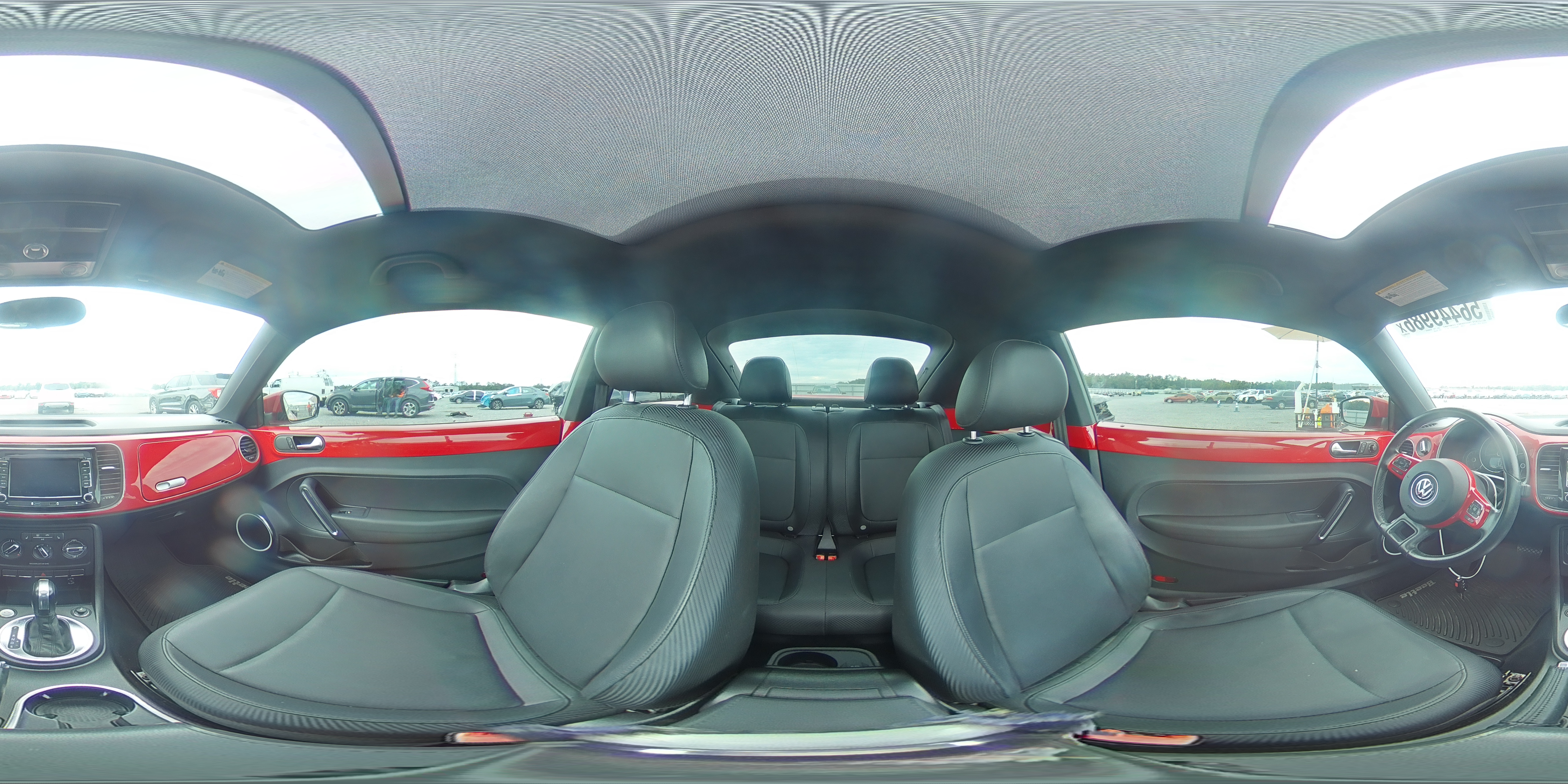 2013 Volkswagen Beetle Red vin: 3VWJX7ATXDM666946