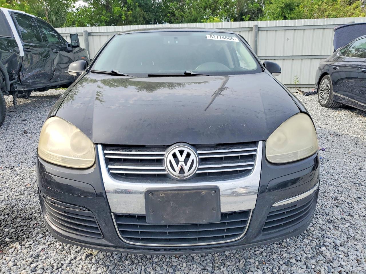 2009 Volkswagen Jetta S Black vin: 3VWJZ71K09M143833
