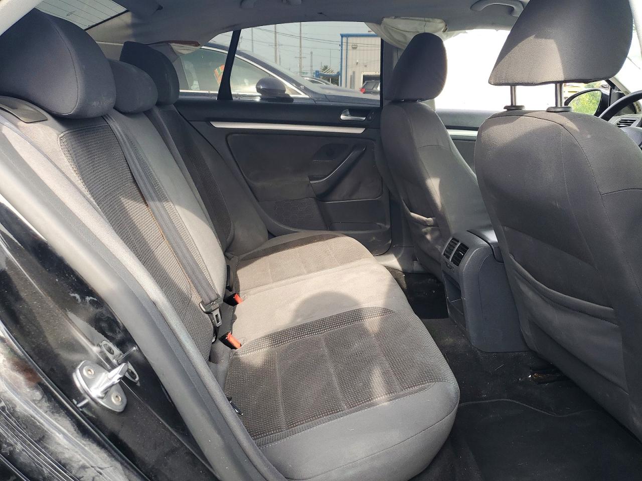 2009 Volkswagen Jetta S Black vin: 3VWJZ71K09M143833