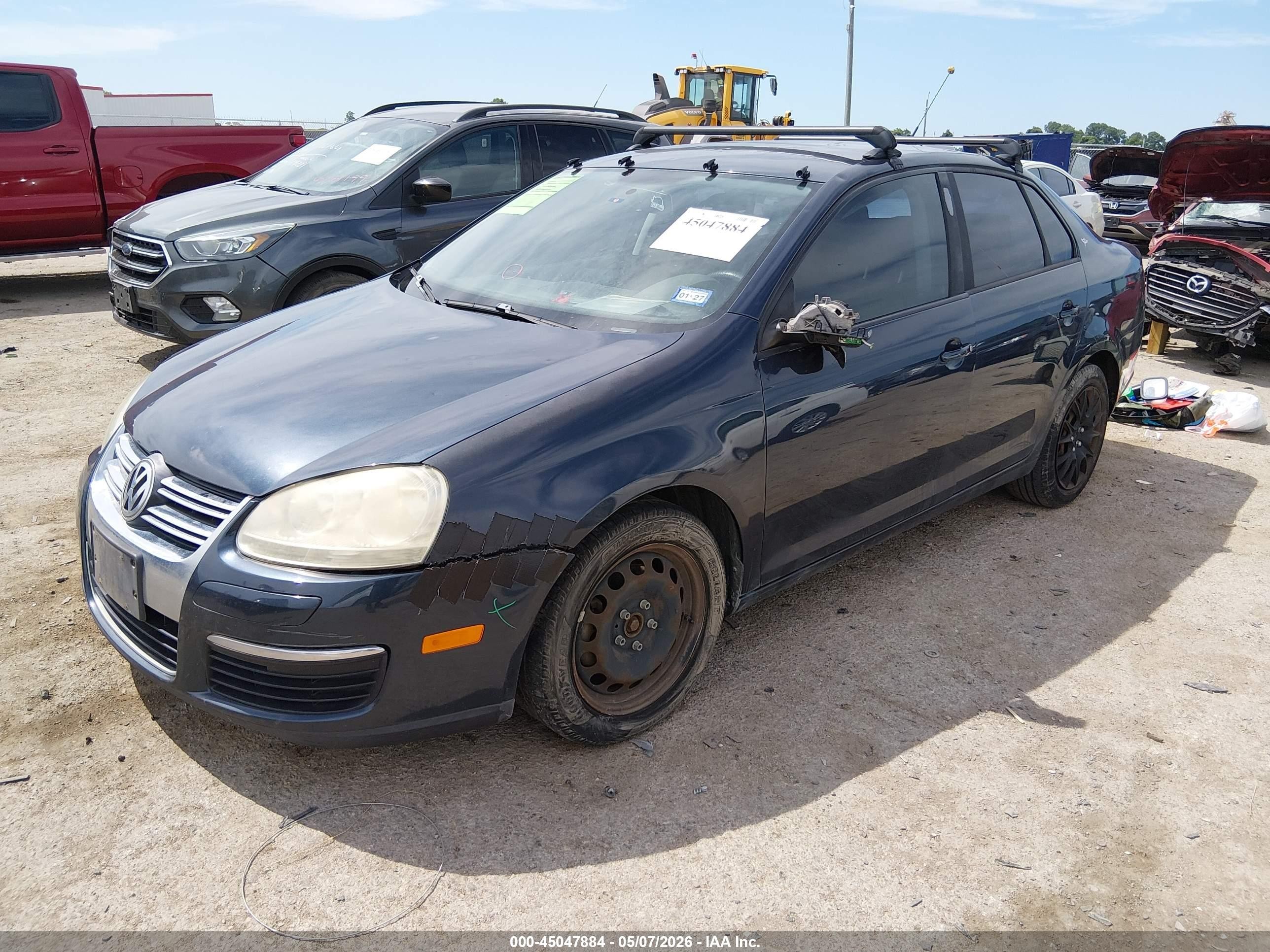 2008 Volkswagen Jetta S Blue vin: 3VWJZ71K18M105154