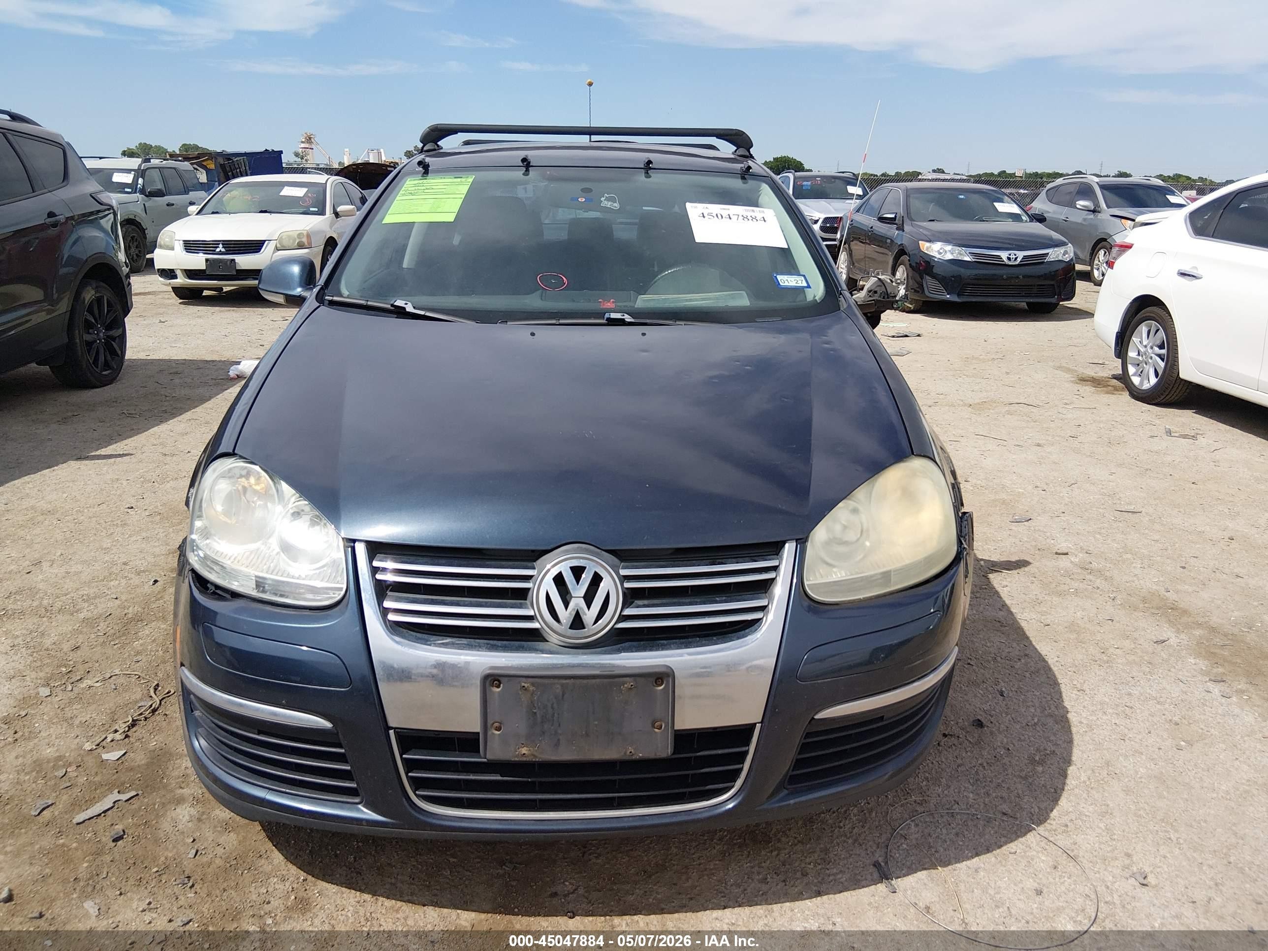 2008 Volkswagen Jetta S Blue vin: 3VWJZ71K18M105154