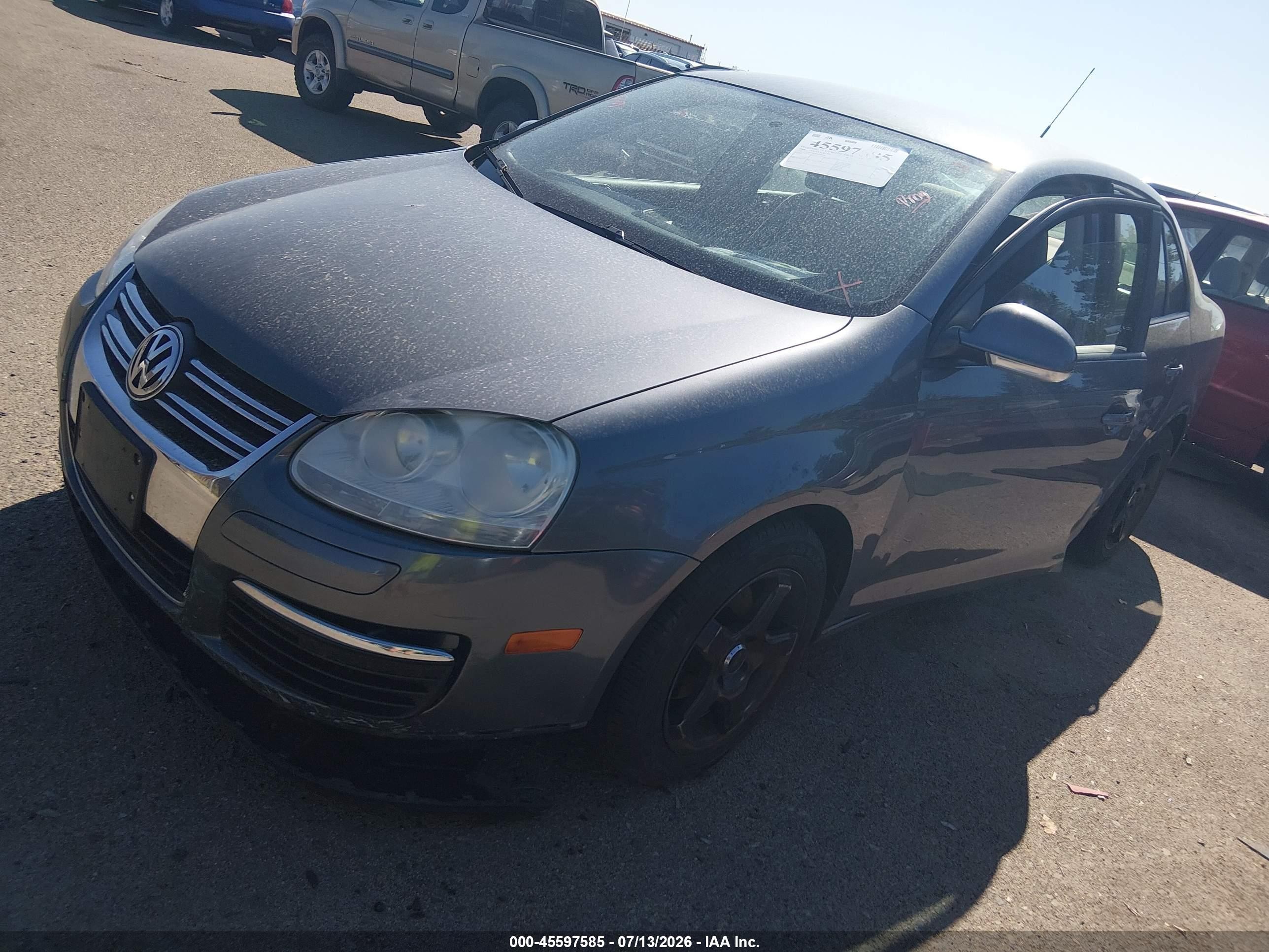 2008 Volkswagen Jetta S Gray vin: 3VWJZ71K28M189890