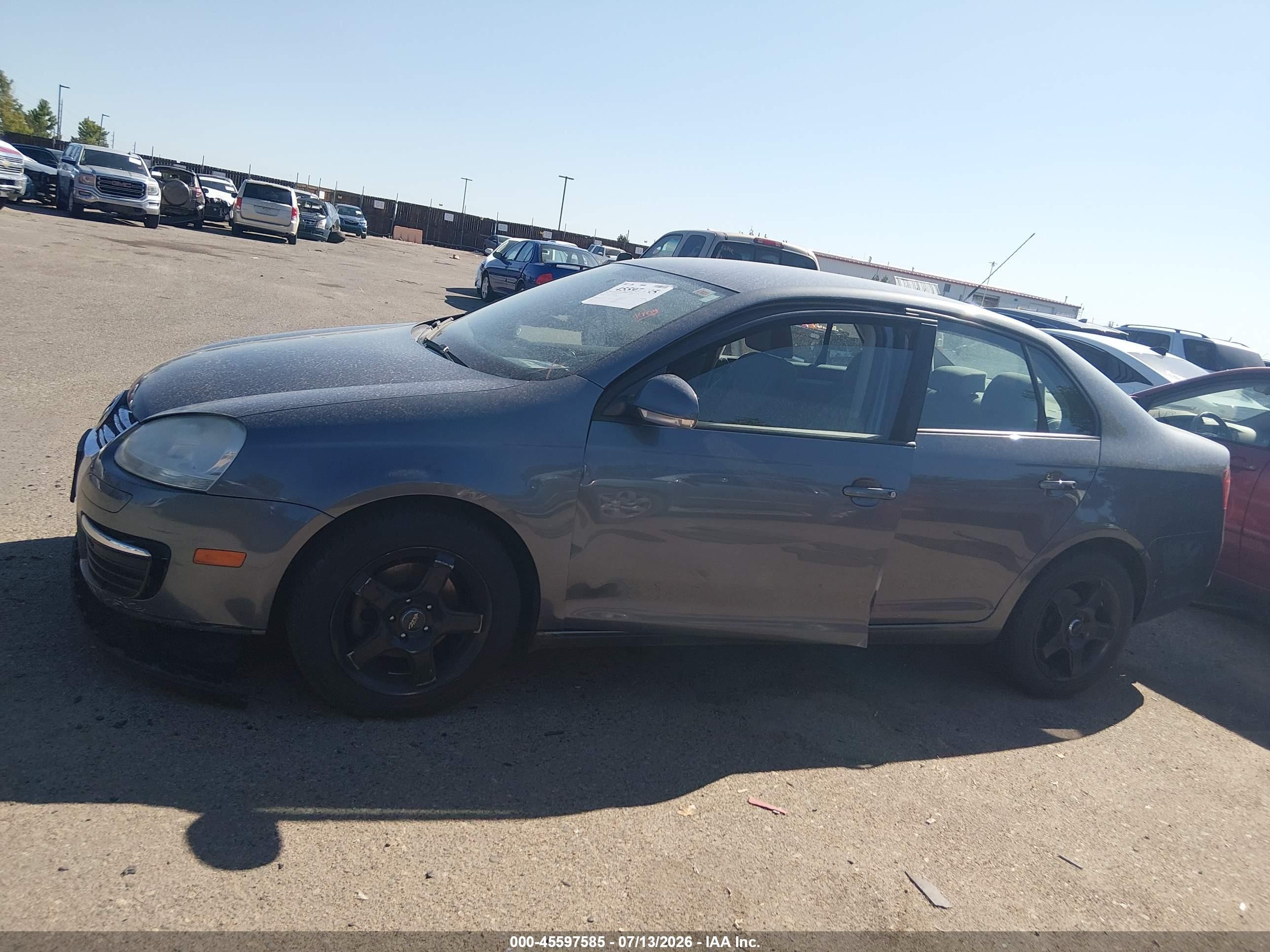 2008 Volkswagen Jetta S Gray vin: 3VWJZ71K28M189890