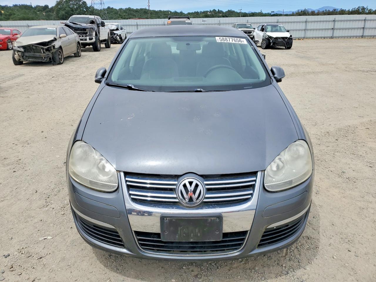 2009 Volkswagen Jetta S Gray vin: 3VWJZ71K29M145468