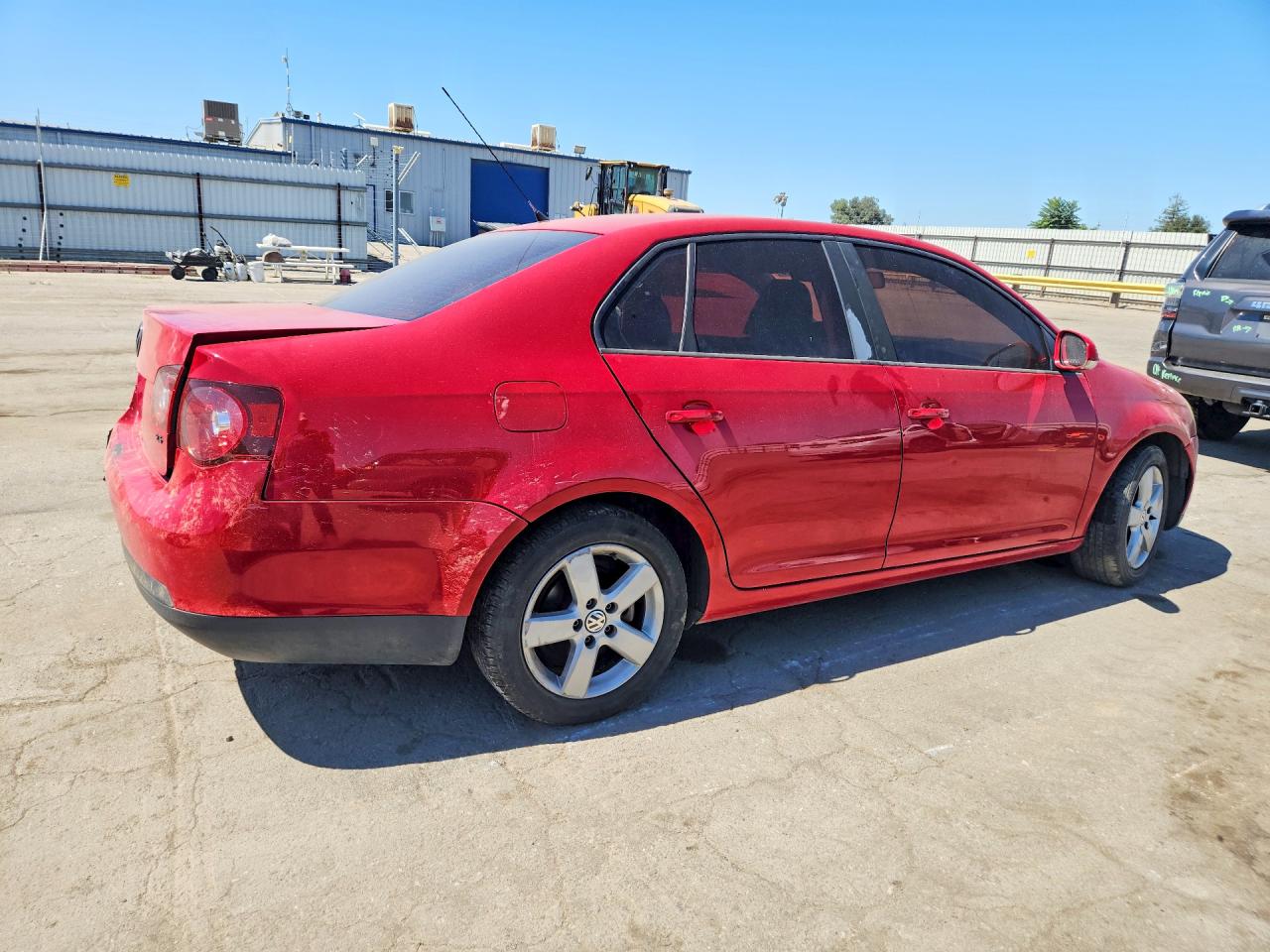 2009 Volkswagen Jetta S Red vin: 3VWJZ71K39M008197