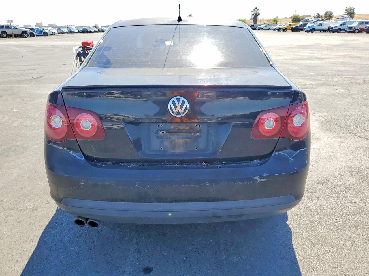 2009 Volkswagen Jetta S Black vin: 3VWJZ71K49M146461