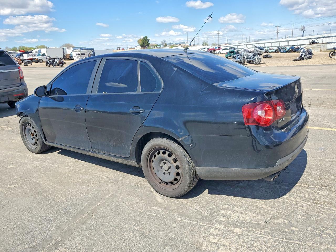 2008 Volkswagen Jetta S Черный vin: 3VWJZ71K98M120405