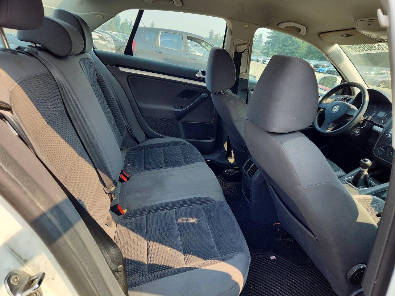 2009 Volkswagen Jetta S White vin: 3VWJZ71K99M081977