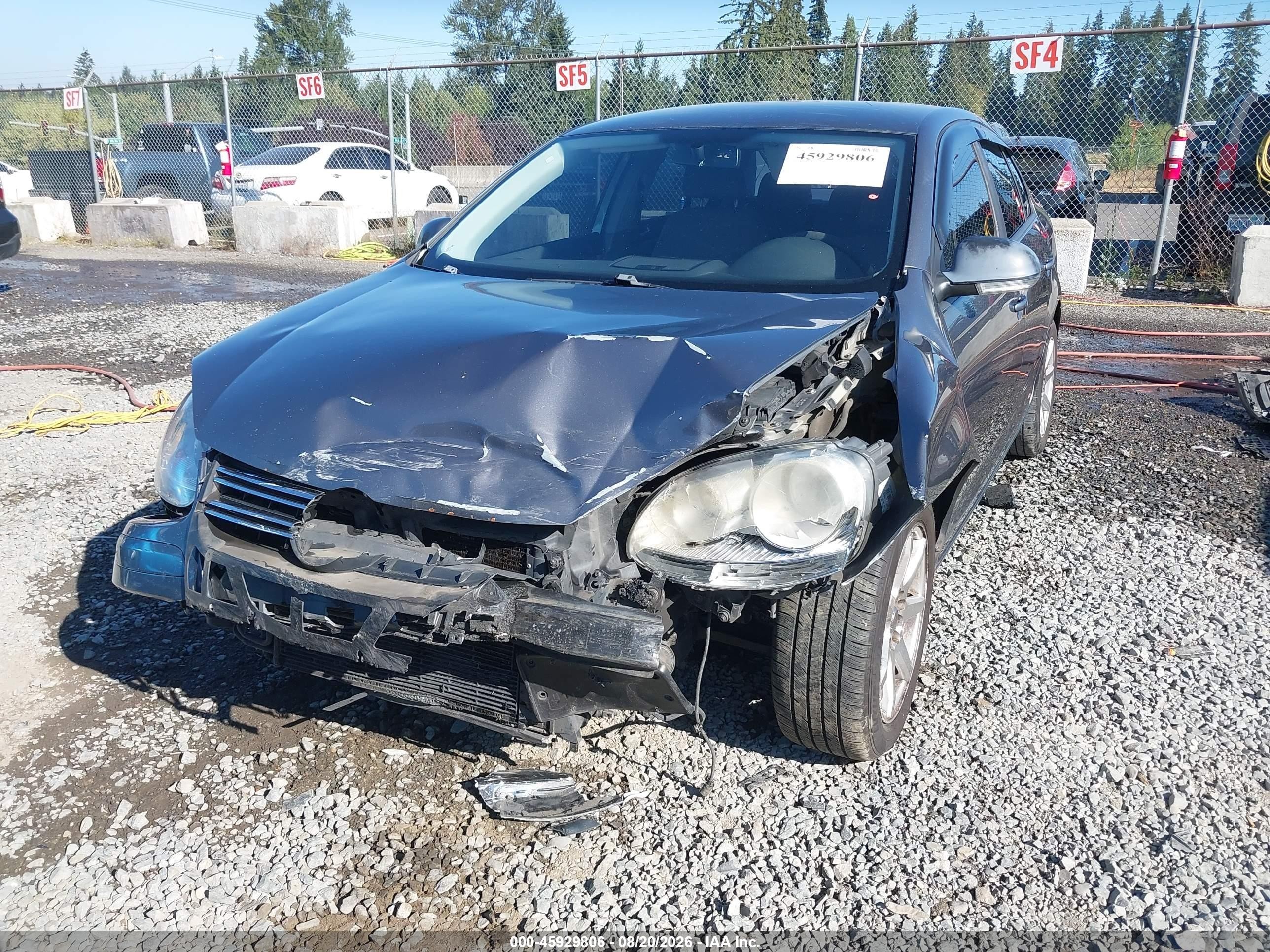 2008 Volkswagen Jetta S Серый vin: 3VWJZ71KX8M094865