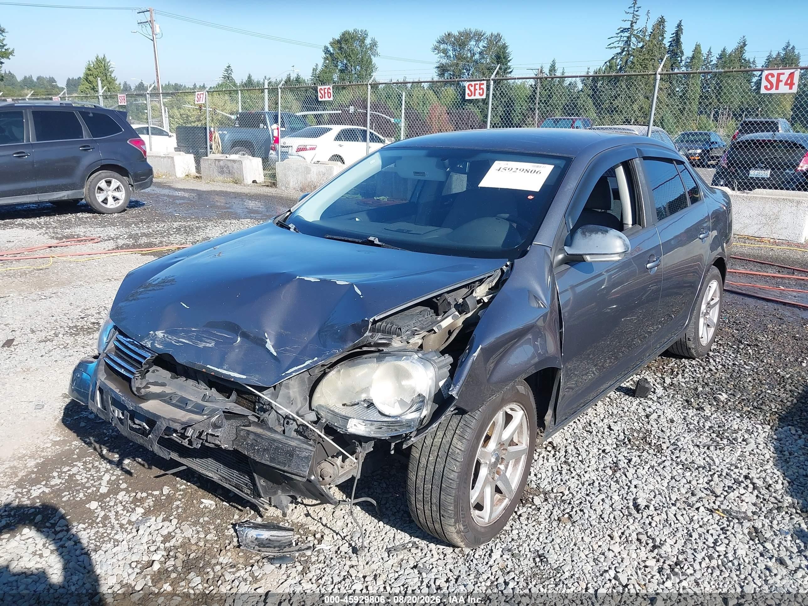 2008 Volkswagen Jetta S Серый vin: 3VWJZ71KX8M094865