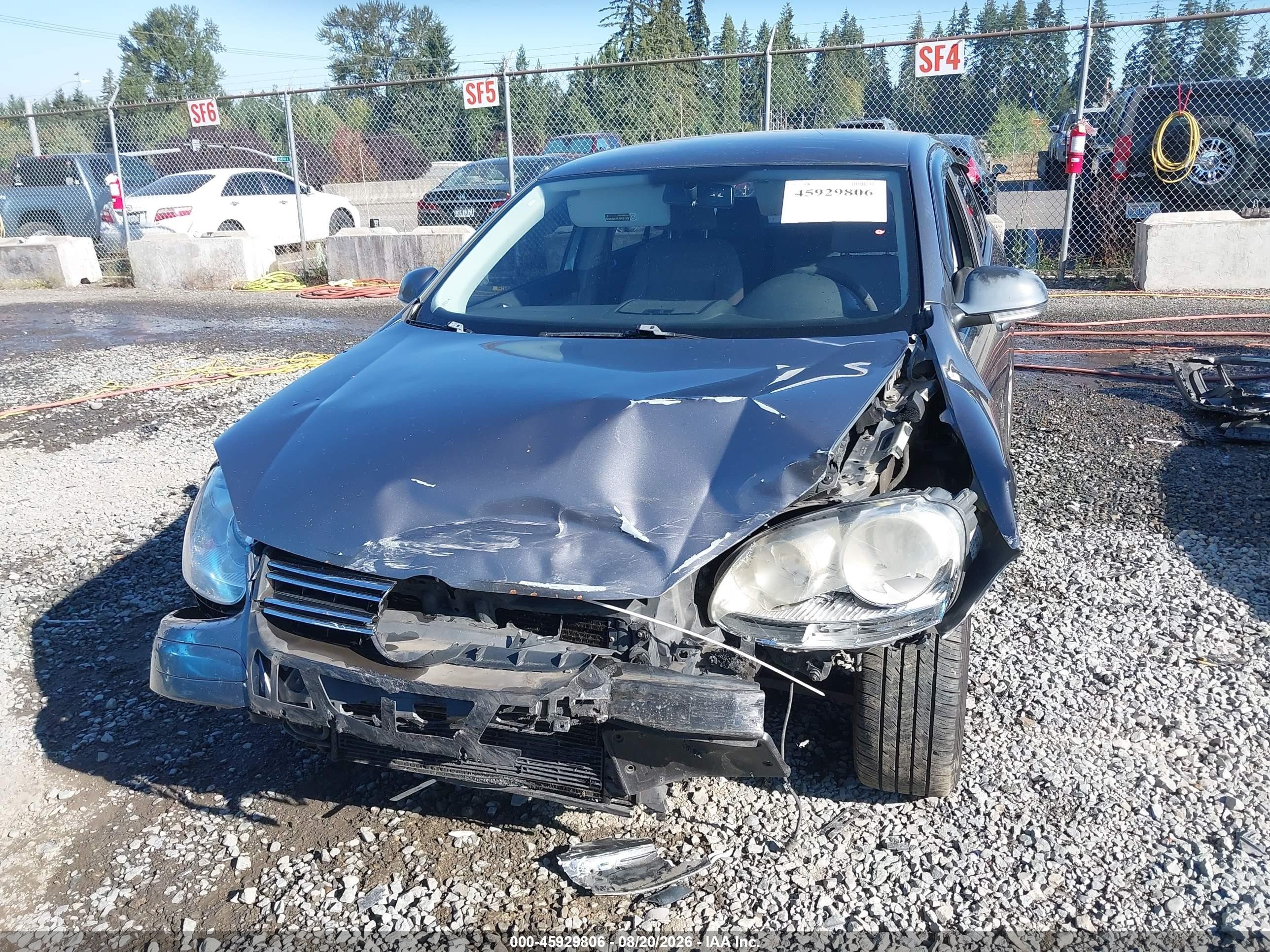 2008 Volkswagen Jetta S Серый vin: 3VWJZ71KX8M094865