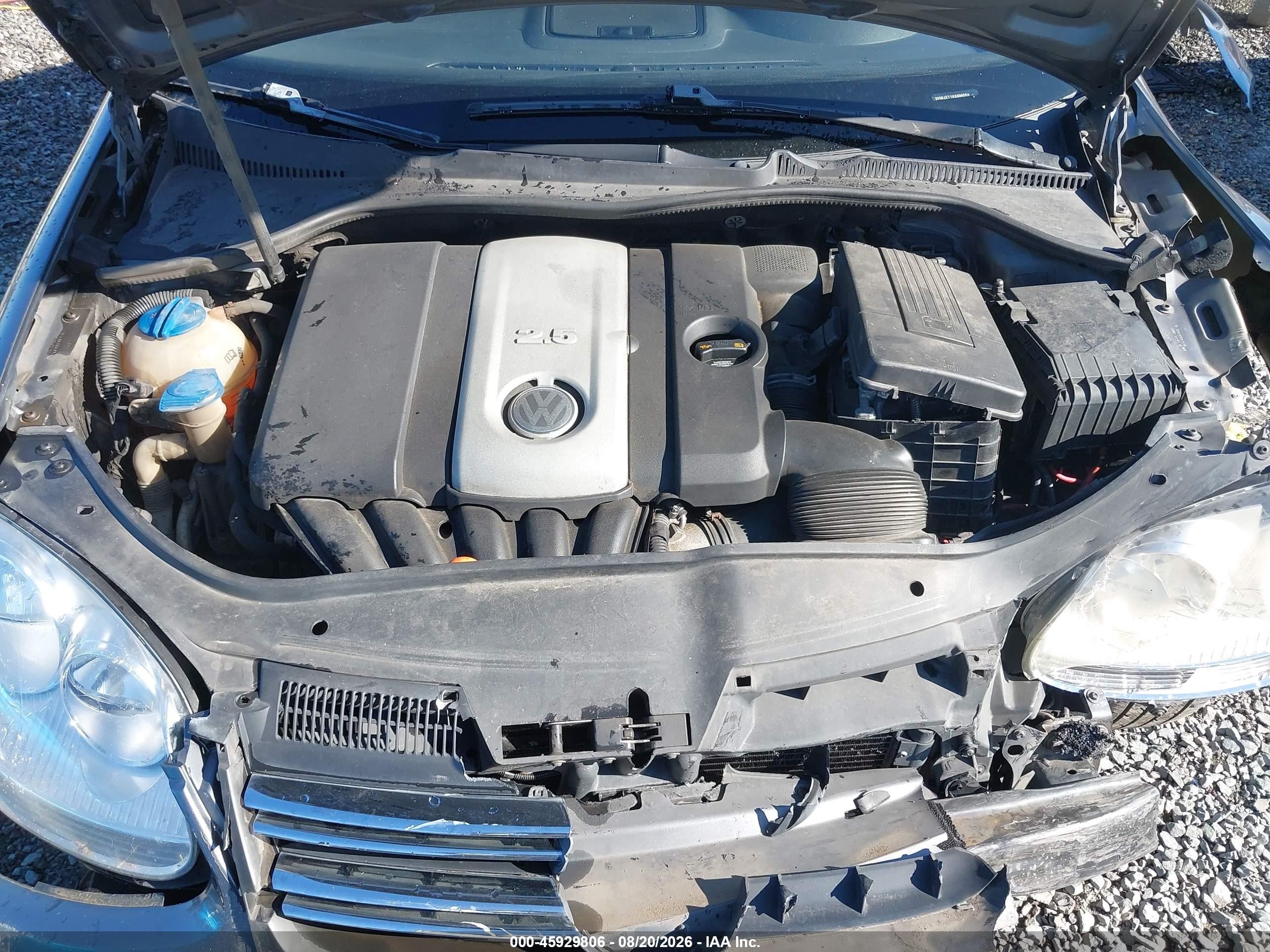 2008 Volkswagen Jetta S Серый vin: 3VWJZ71KX8M094865