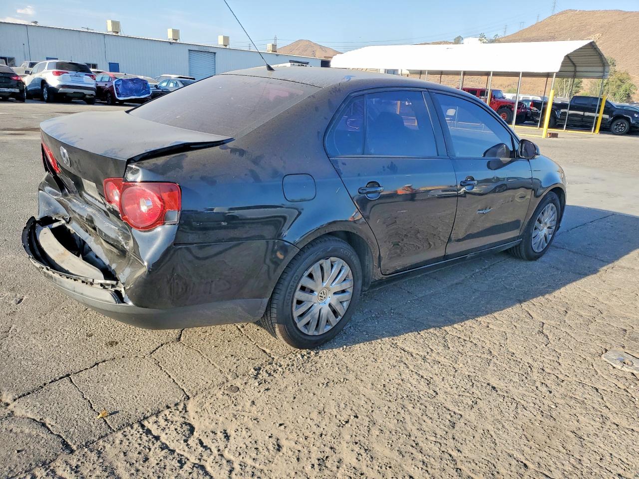 2010 Volkswagen Jetta S Black vin: 3VWJZ7AJ0AM040746