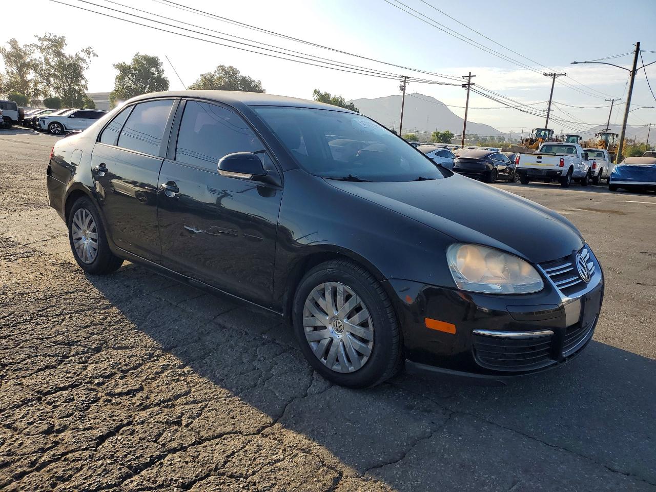 2010 Volkswagen Jetta S Black vin: 3VWJZ7AJ0AM040746