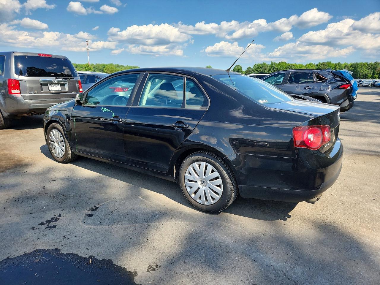 2010 Volkswagen Jetta S Black vin: 3VWJZ7AJ2AM002306