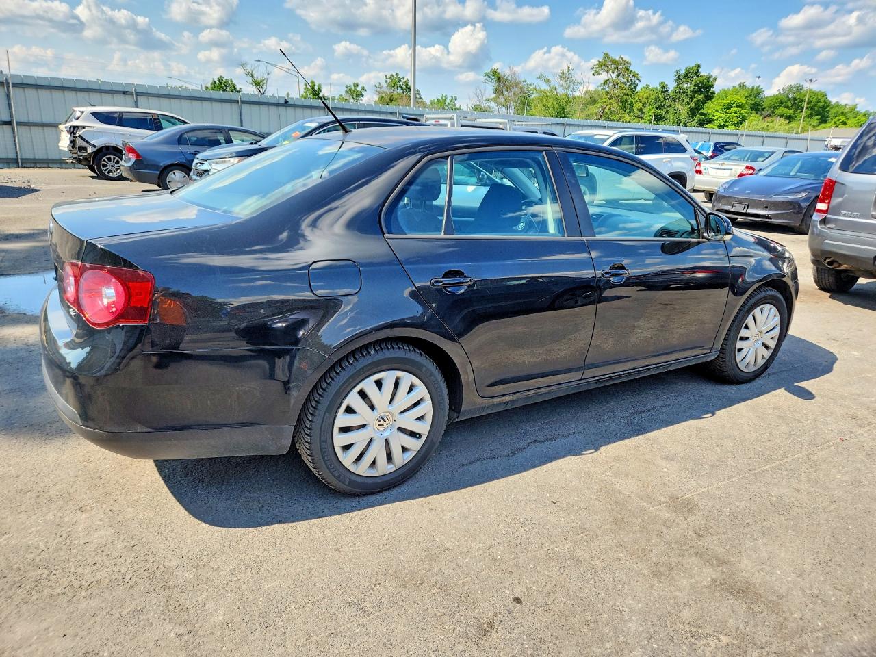 2010 Volkswagen Jetta S Black vin: 3VWJZ7AJ2AM002306