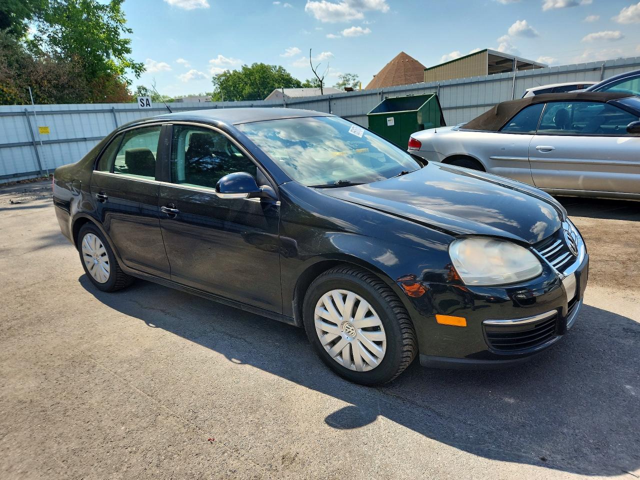 2010 Volkswagen Jetta S Black vin: 3VWJZ7AJ2AM002306
