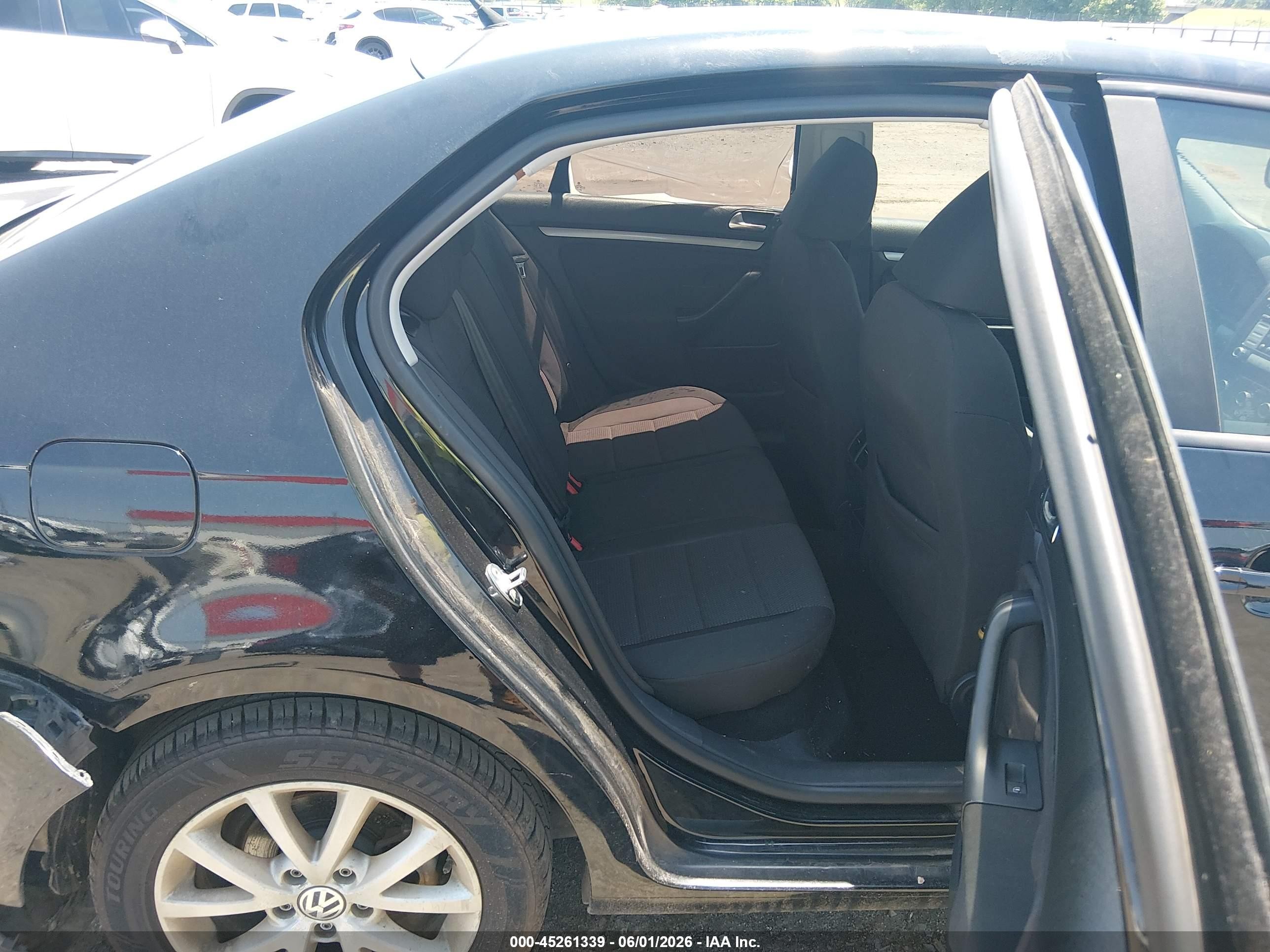 2010 Volkswagen Jetta S Black vin: 3VWJZ7AJ4AM065925