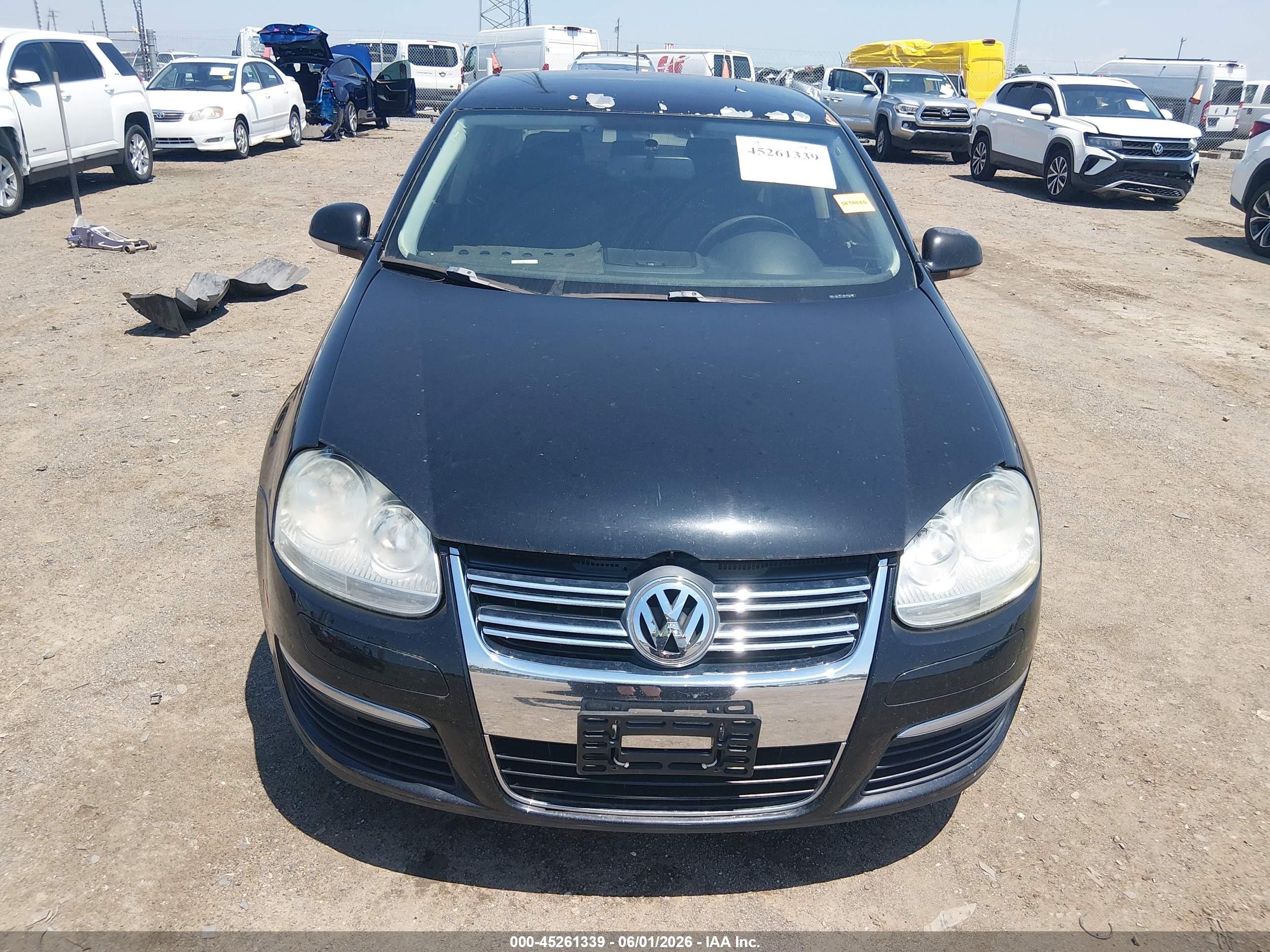 2010 Volkswagen Jetta S Black vin: 3VWJZ7AJ4AM065925