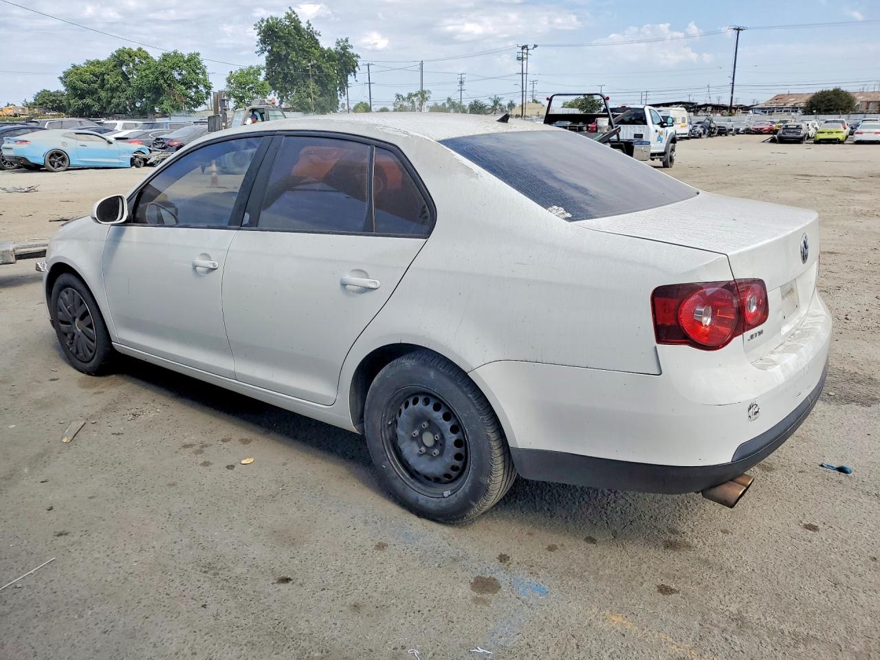 2010 Volkswagen Jetta S White vin: 3VWJZ7AJ6AM078028